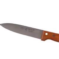 کارد تک دسته چوب تیغه فولاد حیدری 