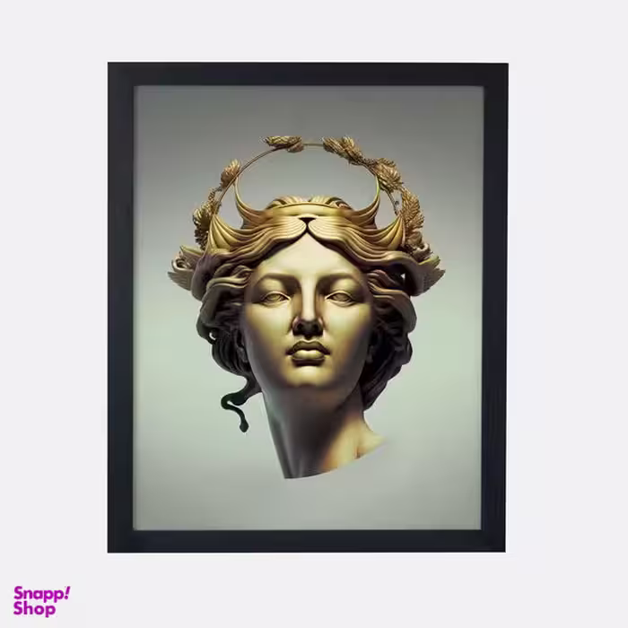 تابلو مدل دکوراتیو سبک مدرن طرح مجسمه کد 1009