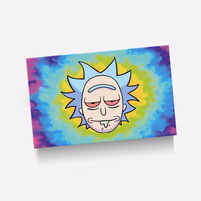 استیکر(برچسب) کارت عابر بانک-طرح ریک و مورتی(Rick and Morty)-کد371-سفارشی