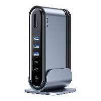 قیمت و خرید هاب USB-C شانزده پورت بیسوس مدل Working Station CAHUB-BG0G | یاس ارتباط