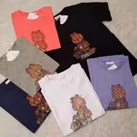 تیشرت تایلندی نخ پنبه وارداتی لطیف و سبک نگین حرارتی ثابت طرح گارفیلد 