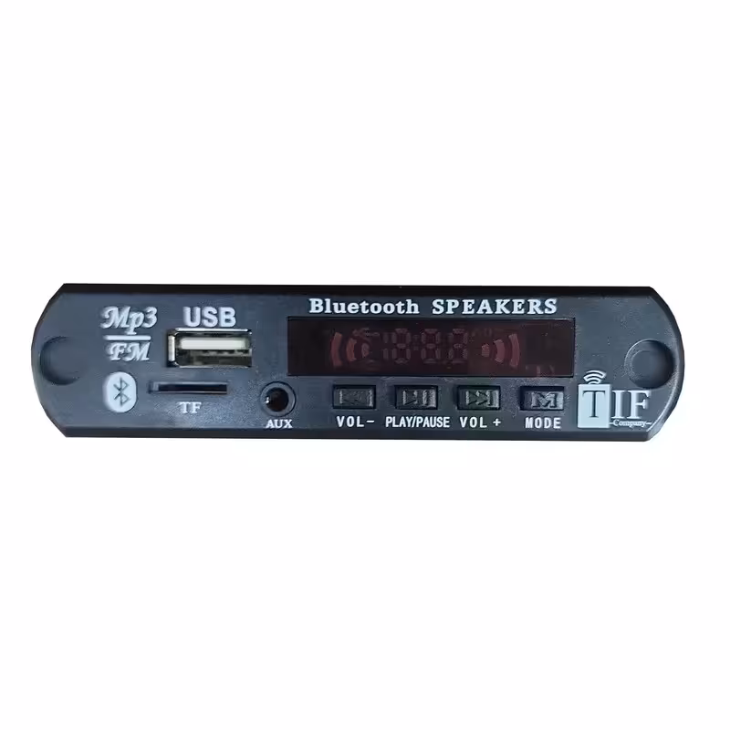 ماژول بلوتوث و فلش ام پی تری میکروفون دار  ، فولدر دار ، رکورد صدا  با ارسال رایگان 