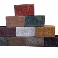 بلوک نمادار نمای بادبر - رنگی