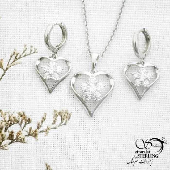 نیمست ژوپینگ قلب نگین دار کد 13988