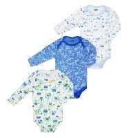 پک زیر دکمه آستین بلند سه عددی ماماس اند پاپاس Mamas&amp;Papas طرح ربات