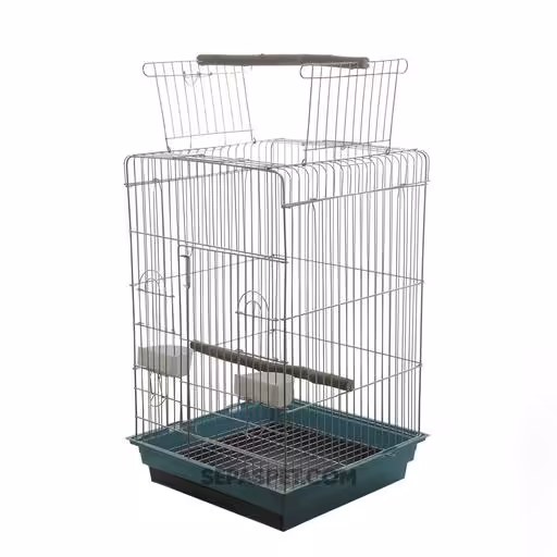 قفس 1033 طوطی  قفس 1033 کاسکویی  سقف بازشو با کفی درجه 2