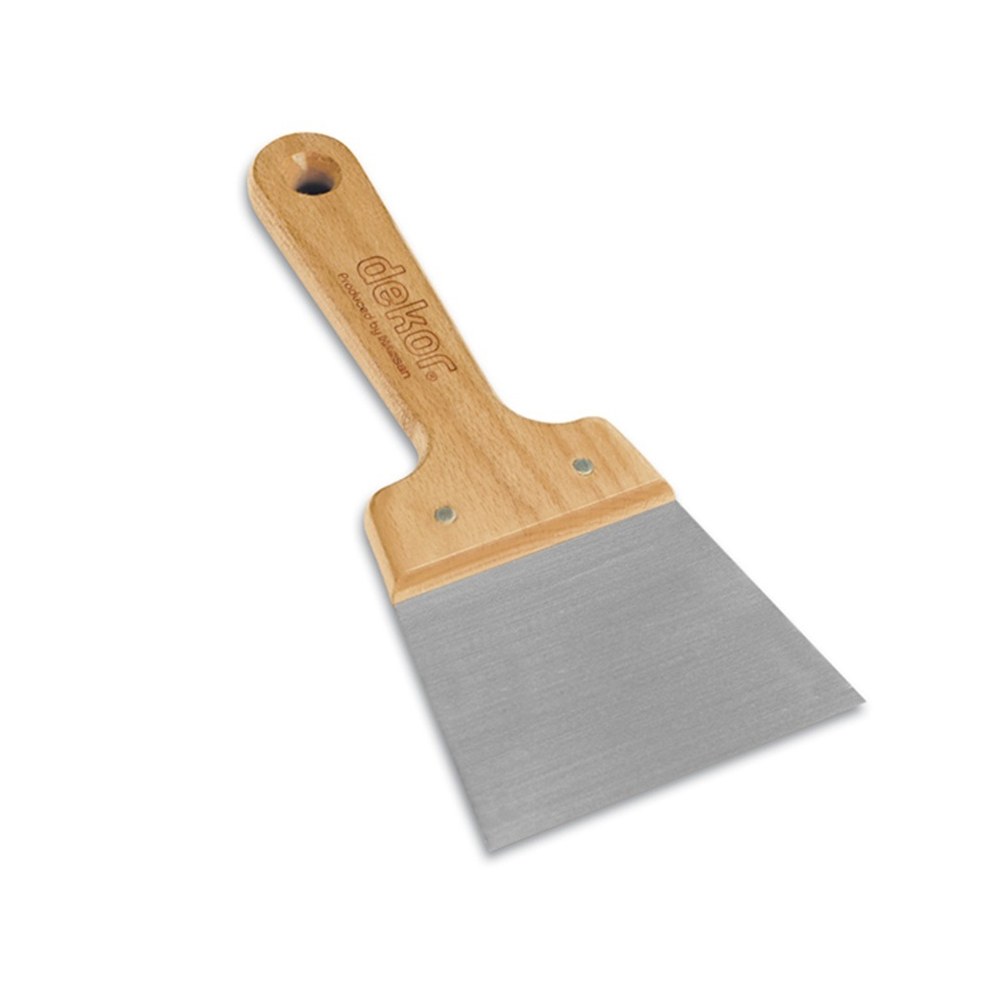 ماله کنج دسته چوبی برند دکور کد 237 Dekor wood Handle Angle Trowel 