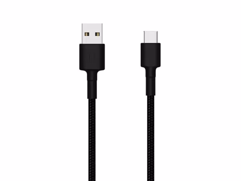 کابل شارژ و انتقال داده تایپ سی شیائومی Xiaomi SJX10ZM Type-C Braided Cable 1m