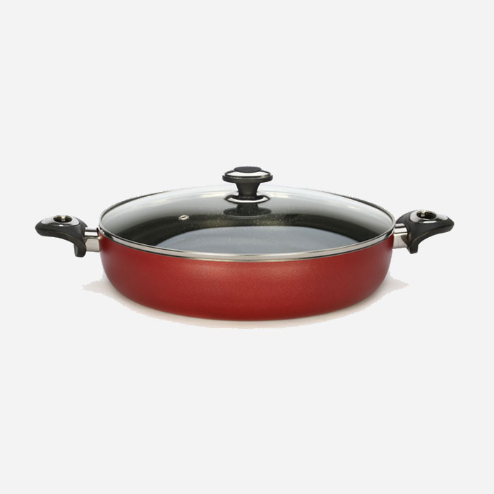 تابه گرانیتا قطر 28 سانت با درب زرساب GT-228TG
