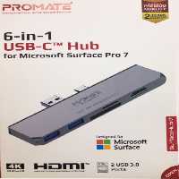 سرفیس هابUSB C Hub, 6-in-1-for-microsoft-surface-pro-7
