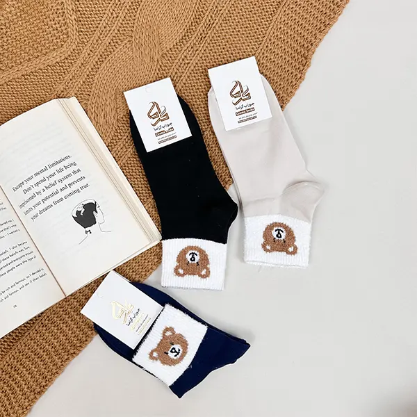 جوراب نیم ساق نیمه بوکله گراما کد 78