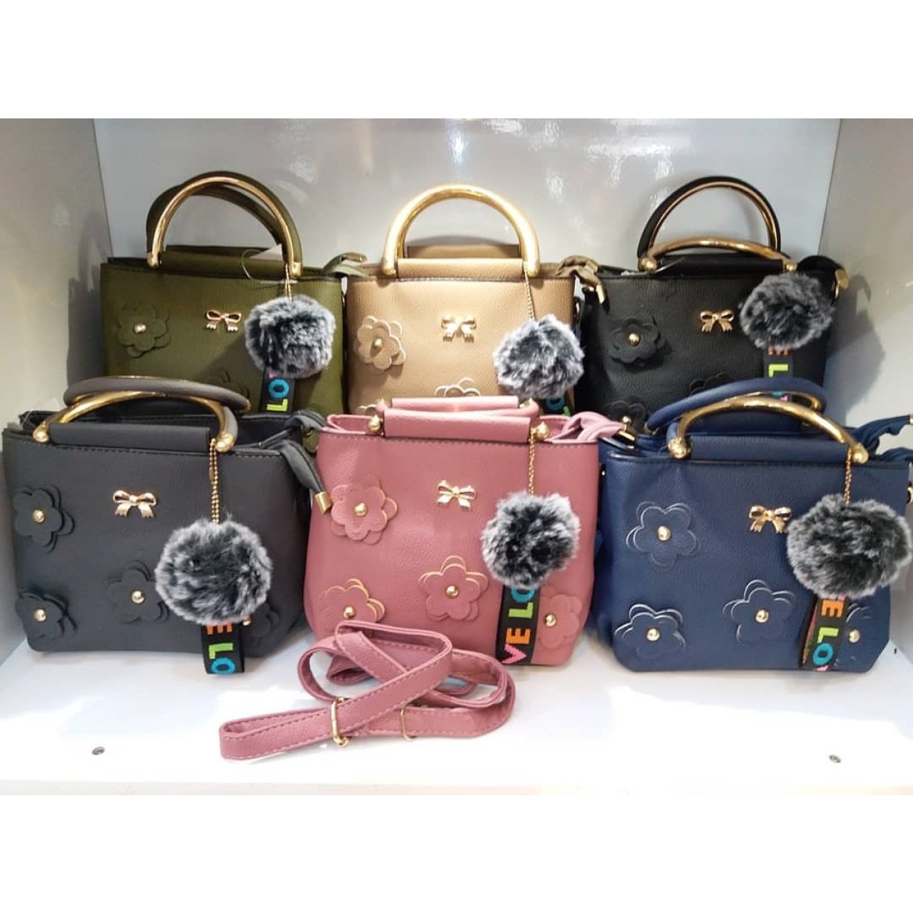 کیف مجلسی زنانه با طرح گل