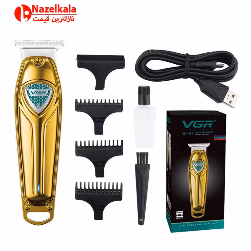 ماشین اصلاح صورت و بدن و خط زن وی جی آر مدل VGR V-911 ا VGR V-911