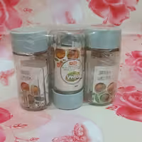 ادویه پاش سه حالته شیشه ای،فروش به صورت 6عددی،رنگ طوسی،ارتفاع11 قطر5