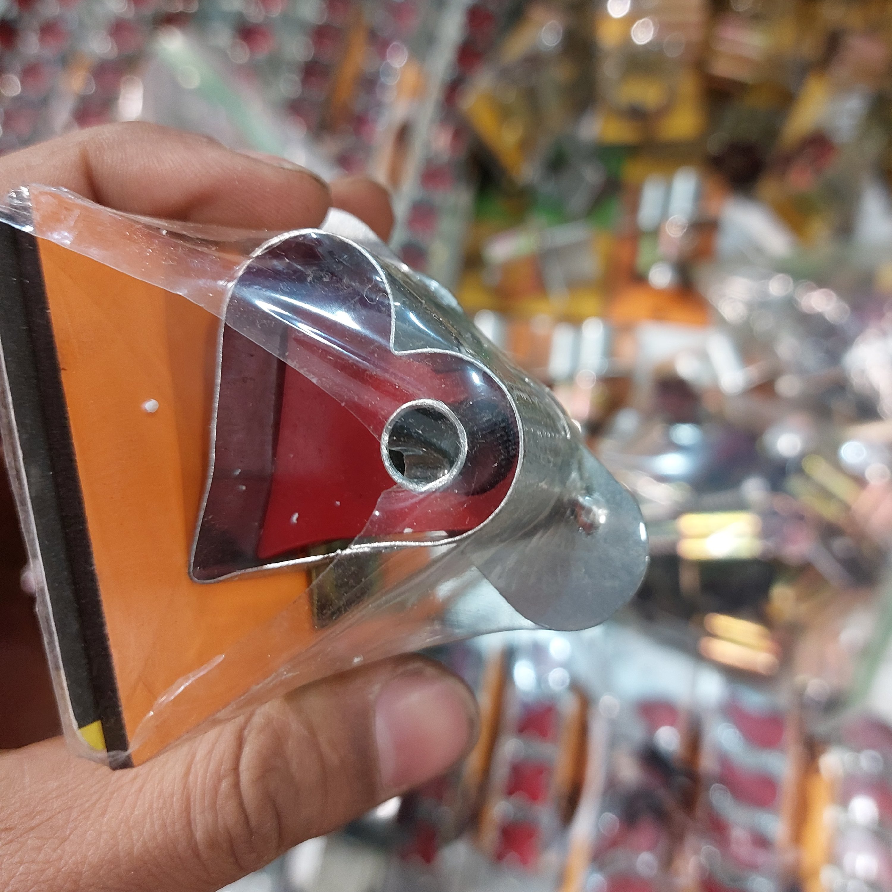 قالب شیرینی مربایی قلب سوراخدار