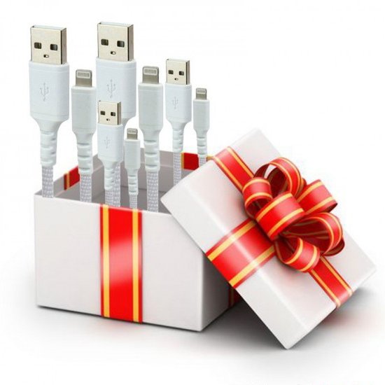 بسته 12 عددی کابل آیفون(lightning) 1.2 متری کی نت (Knet) BRAIDED کنفی مدل K-CULB2012

