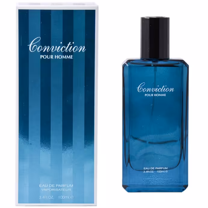 ادکلن مردانه فراگرنس ورد مدل کانویکشن پور هوم Conviction حجم 100 میل