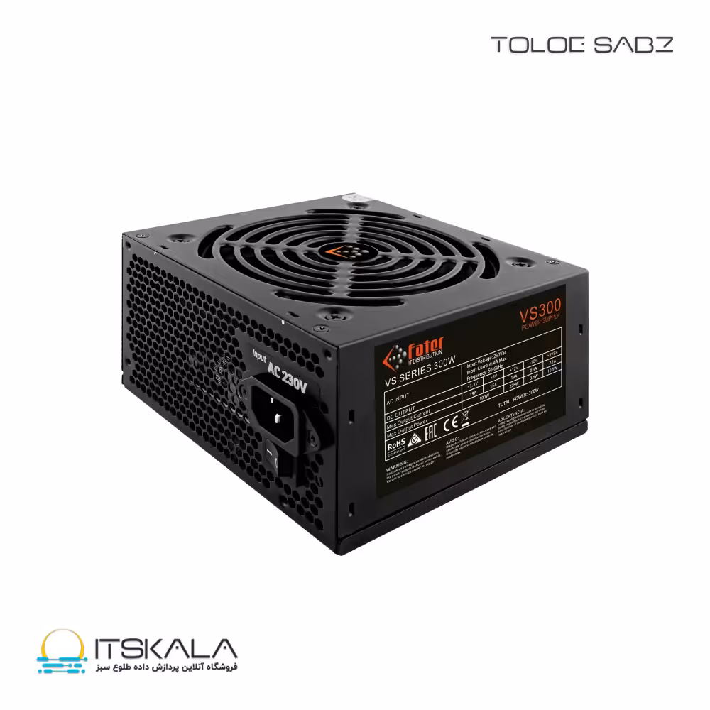 پاور300 وات فاطر مدل VS300 80Plus
