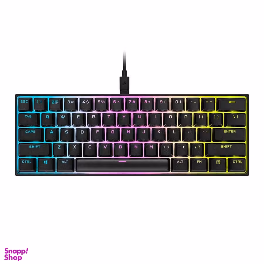 کیبورد گیمینگ کورسیر مدل K65 RGB Mini MX