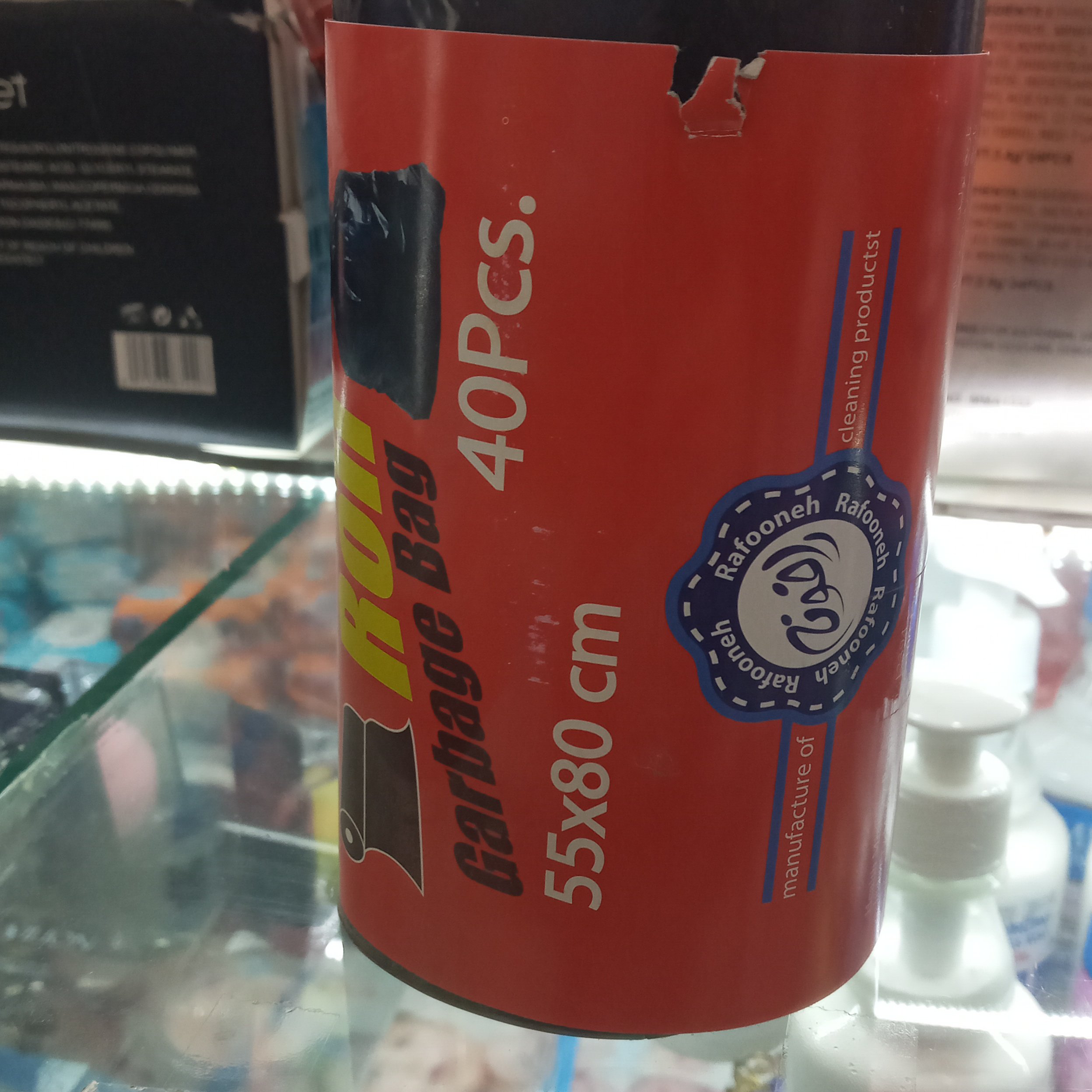 پلاستیک زباله 40عددی سای80×55