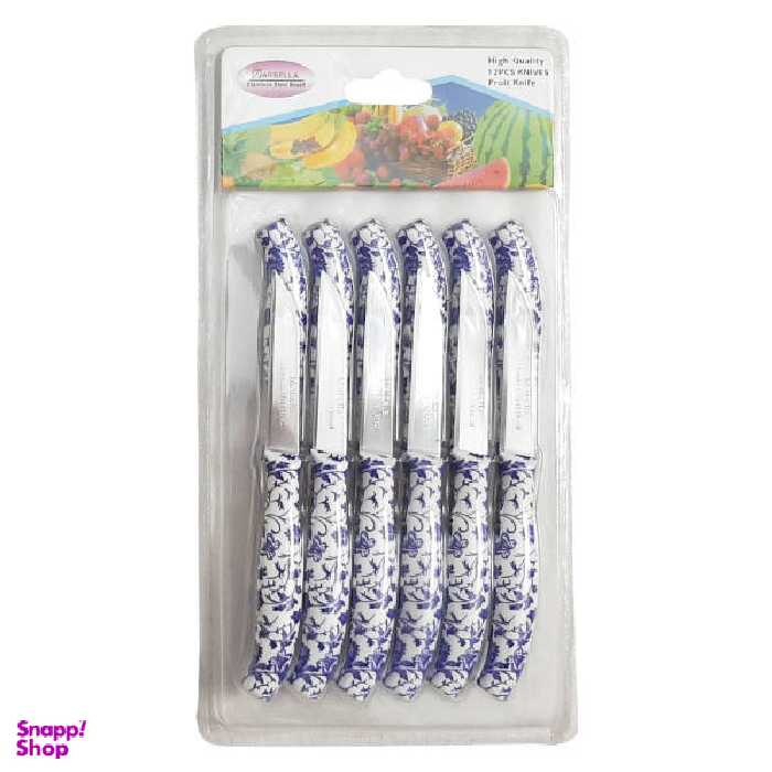 کارد میوه خوری ماربلا کد M3 بسته 12 عددی