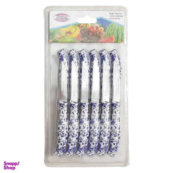 کارد میوه خوری ماربلا کد M3 بسته 12 عددی