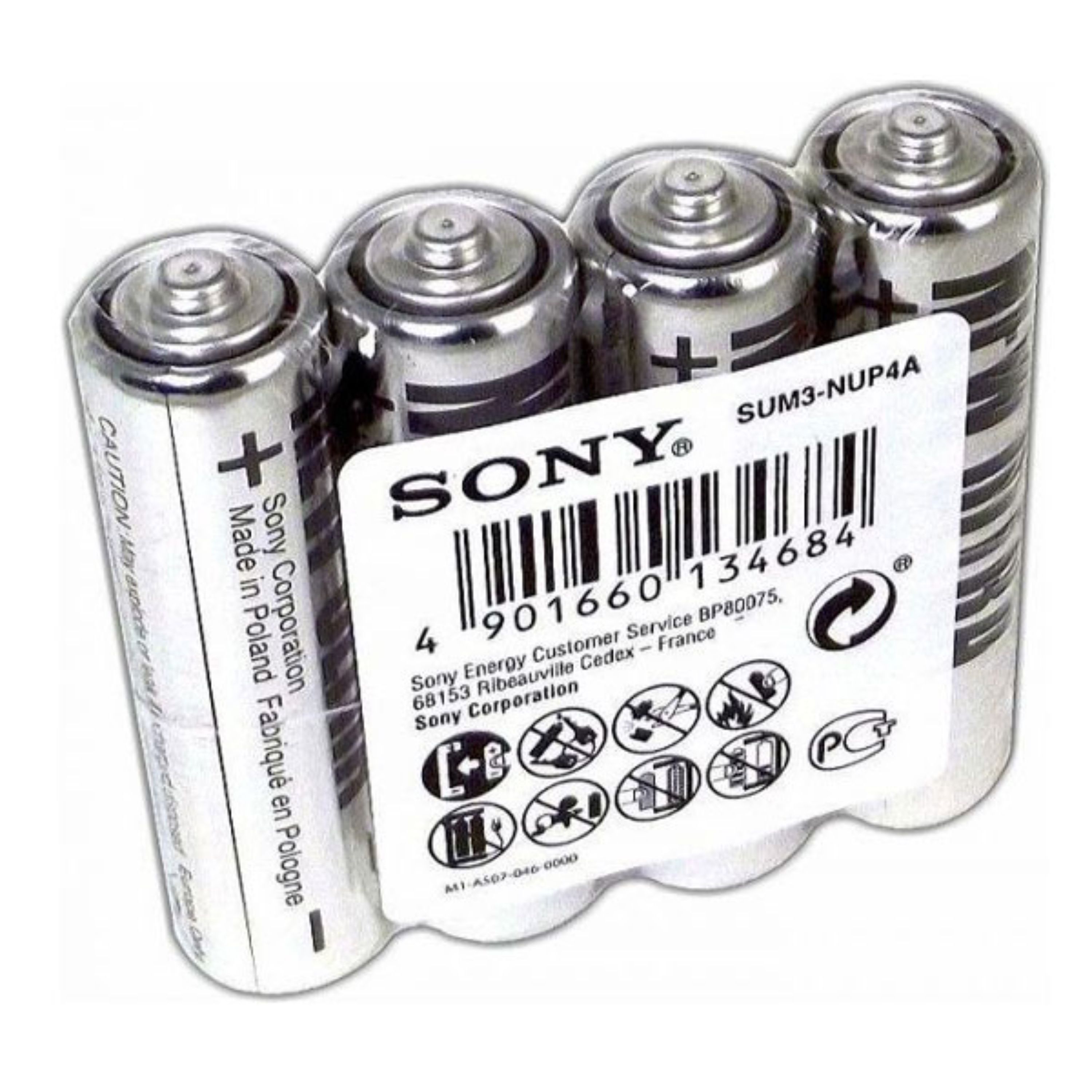 باتری قلمی سونی بسته 4 عددی مدل new ultra