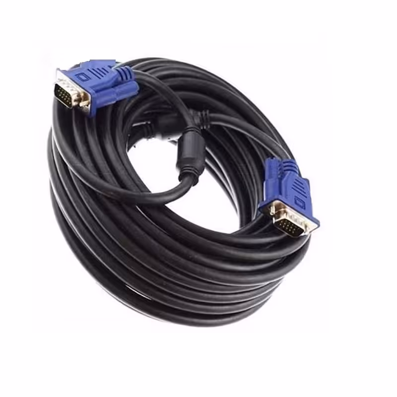 کابل VGA طول 15 متر برند vnet رنگ سیاه