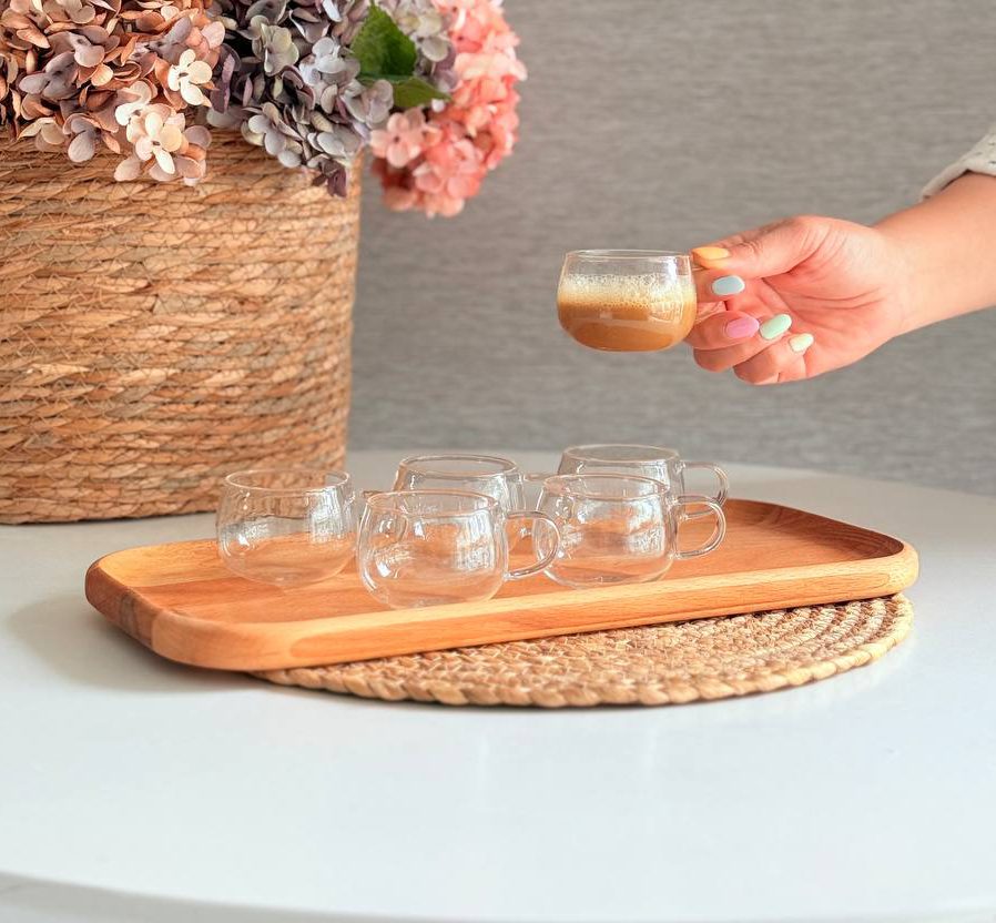 فنجان پیرکس قهوه خوری تپل