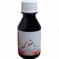 ترکیب گیاهی شربت رضوی شربت زبیب  میخک زعفران زنجبیل دارچین سنبل الطیب مسطکی تخم کاسنی مویز منقی 