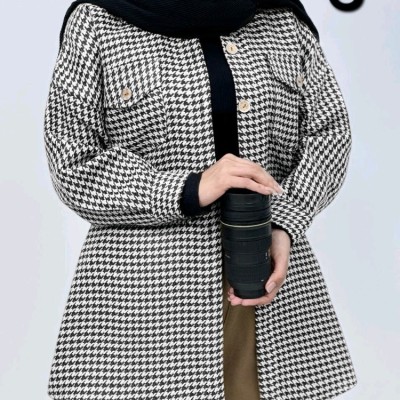 مانتو اسپرت زنانه پشمی مدل مانتو سوییت پشمی