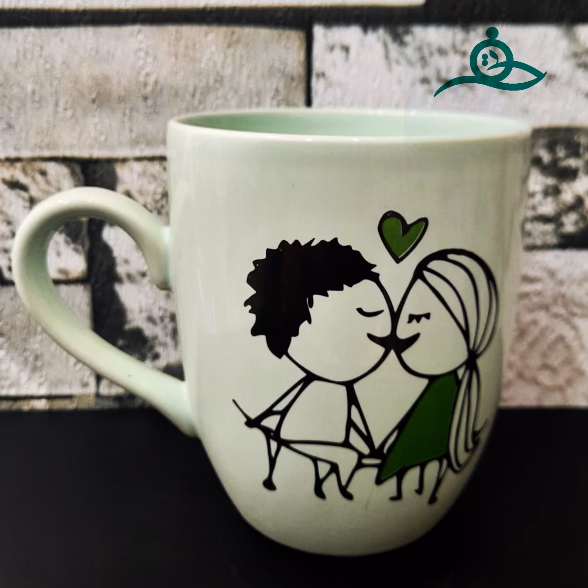 ماگ طرح دار دورو طرح لاو