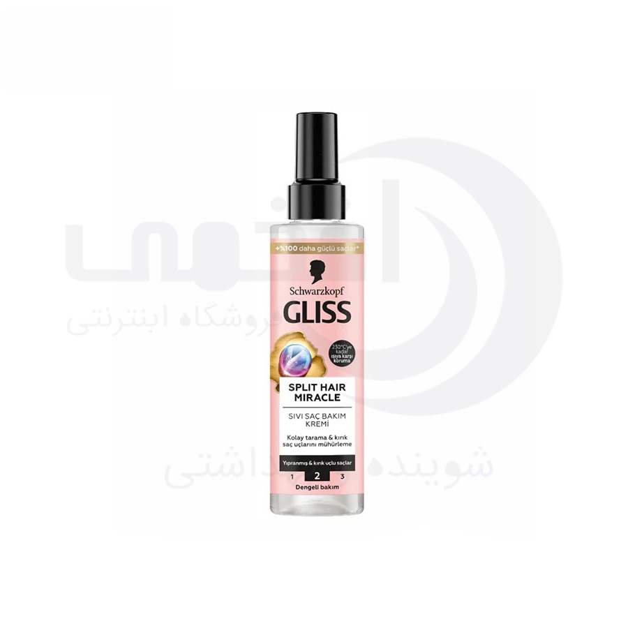 اسپری مو دو فاز گلیس مدل Split Hair ضد موخوره مناسب حجم 200 میل