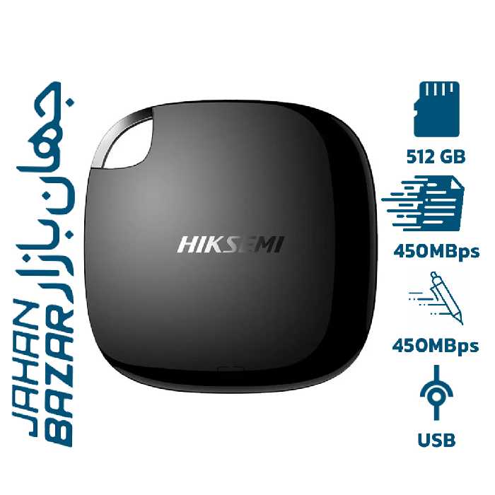 اس اس دی اکسترنال هایک سمی مدل T100 ظرفیت 512 گیگابایت