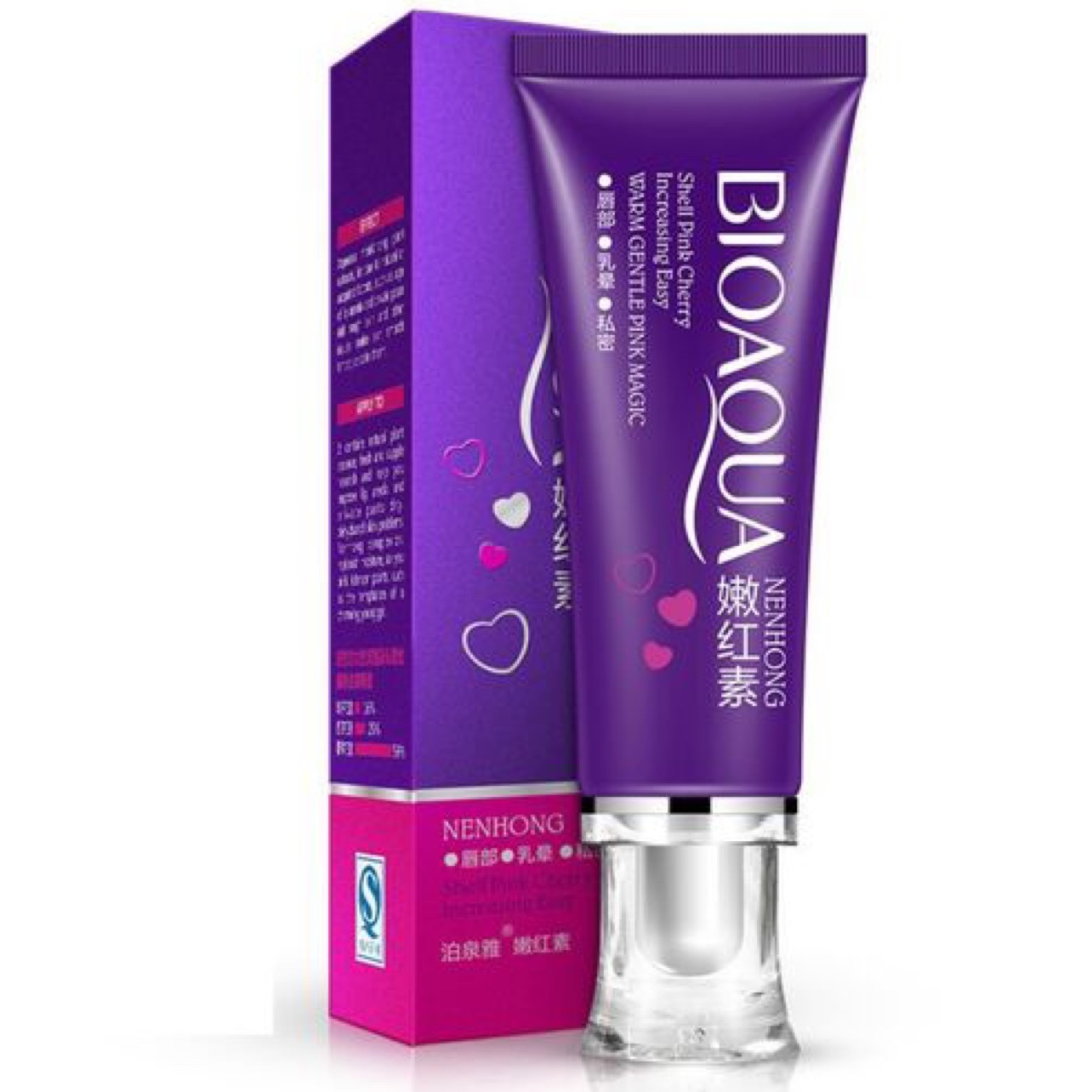 کرم صورتی کننده نواحی حساس بدن بیوآکوا