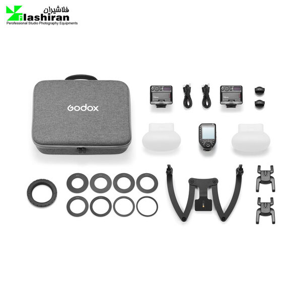 کیت فلاش ماکرو Godox MF12-DK2 with Bracket Kit for Sony