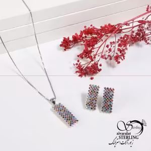 نیمست نقره زنانه طرح صدف کد 4722