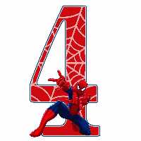 استند رومیزی تولد طرح مرد عنکبوتی کد 574