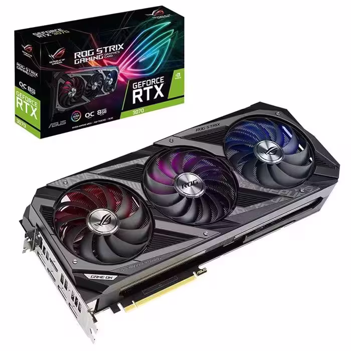 کارت گرافیک ایسوس ROG STRIX RTX3070 O8G V2 GAMING LHR