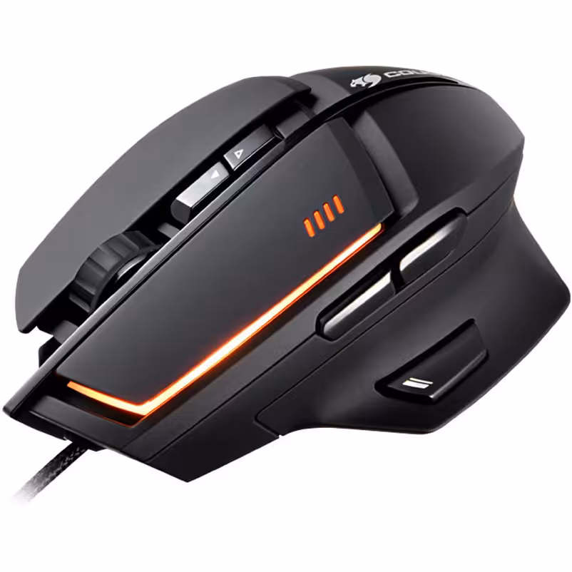 ماوس کوگار مدل آر جی بی لیزری گیمینگ 600 ام