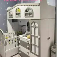 تخت کلبه دوطبقه فوق زیبا و لاکچری(پس کرایه)