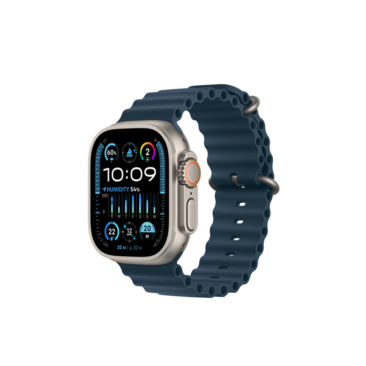 ساعت هوشمند اپل واچ Ultra 2 مدل Titanium Blue Ocean Band-49MM MREG3LL/A
