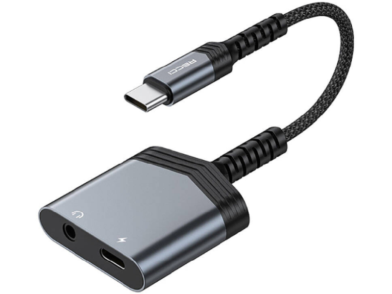 مبدل تایپ‌ سی به تایپ‌ سی و درگاه صدای جک 3.5 میلی‌متری رسی RDS-A19