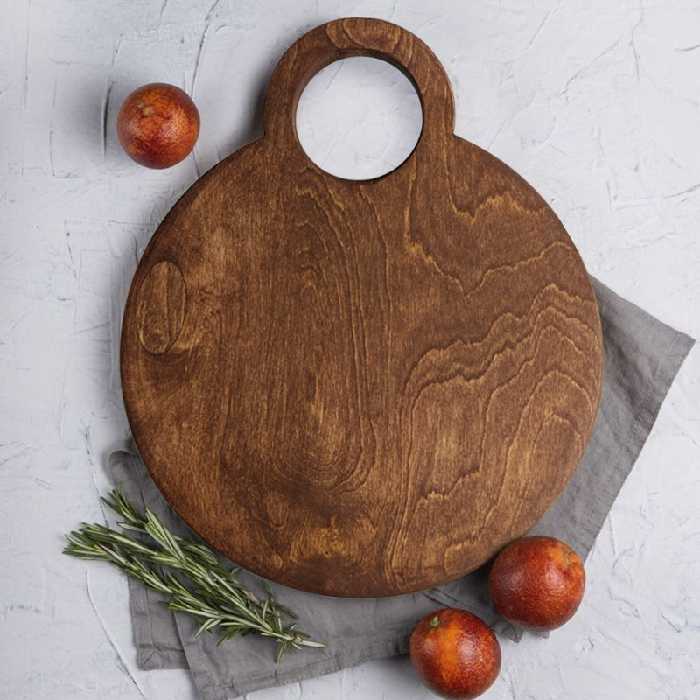 تخته آشپزخانه یا تخته سرو چوبی سایز متوسط