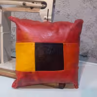 کاور کوسن چرم کد 14