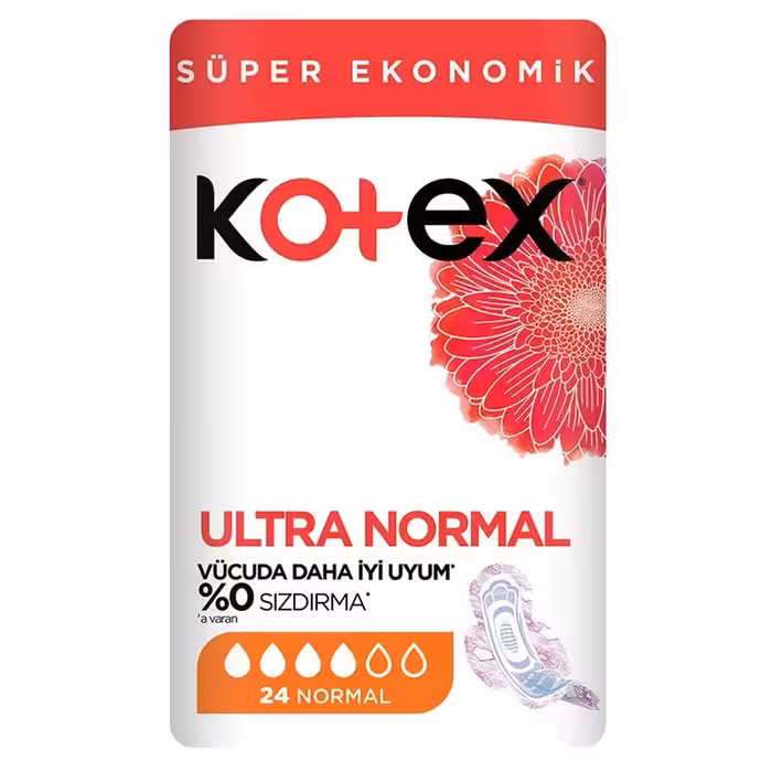 نواربهداشتی ضد حساسیت کوتکس سایز نرمال 24 عددی محصول ترکیه