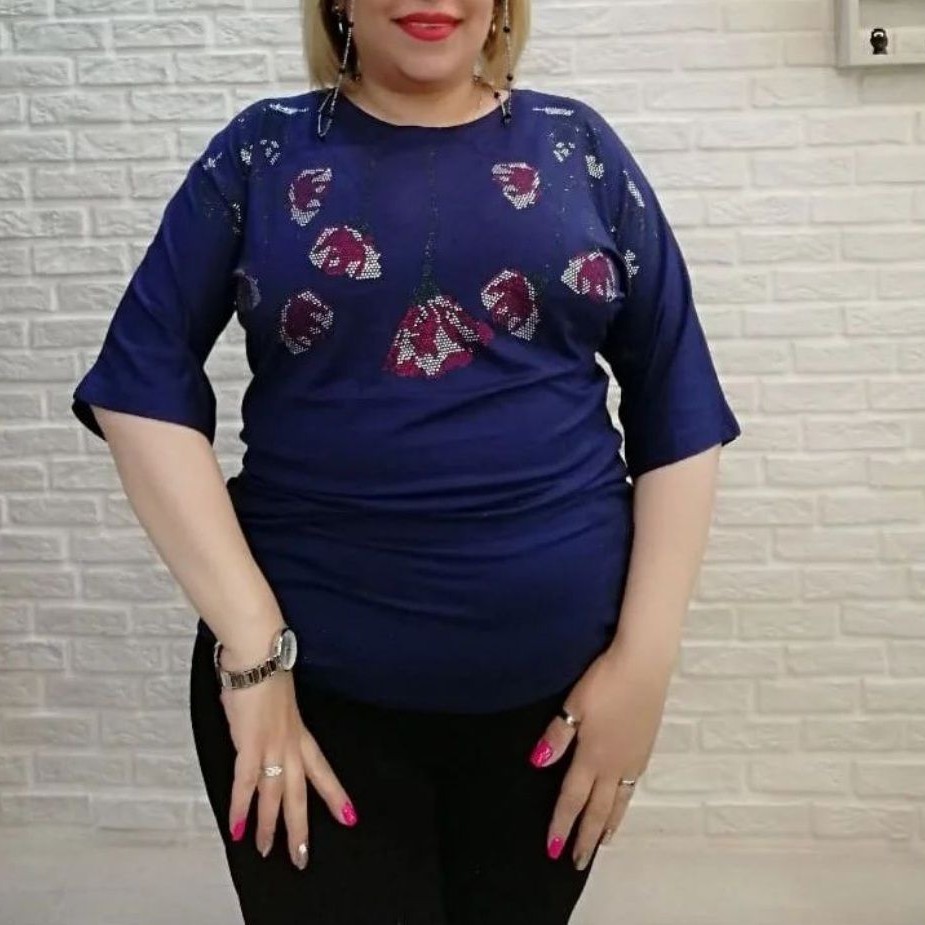 بلوز مجلسی رنگی