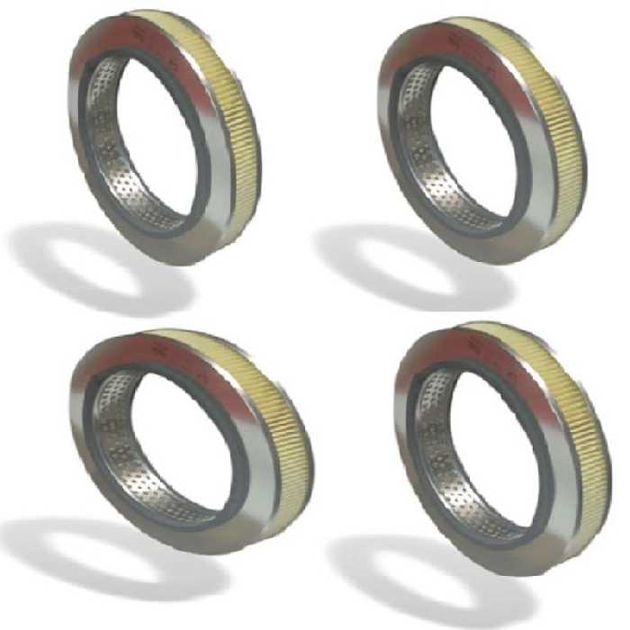 پک 4 عددی فیلتر پراید کاربراتور فلزی  . سلفونی