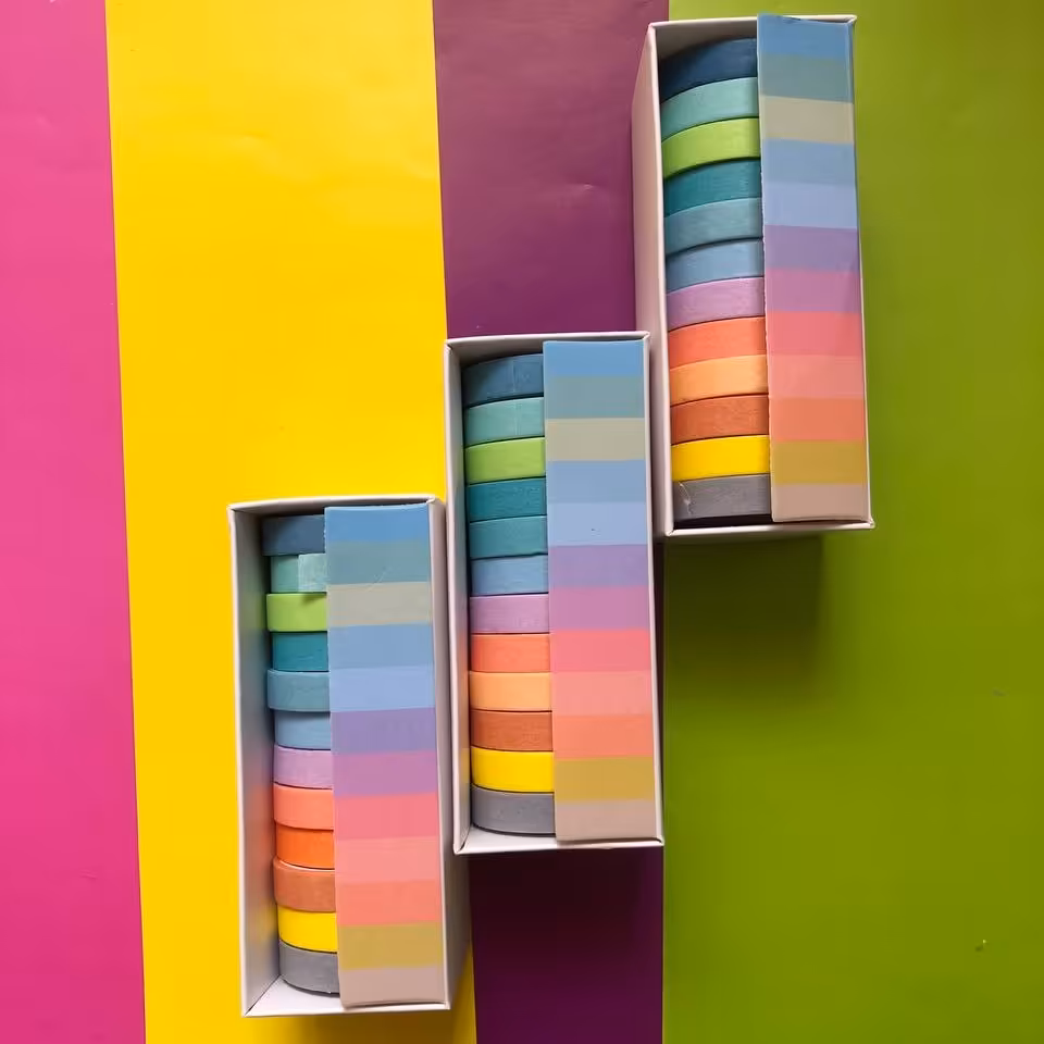 چسب واشی 12 رنگ 