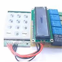 قفل رمز دیجیتال هشت رقمی با پنج خروجی و رمزمجزا